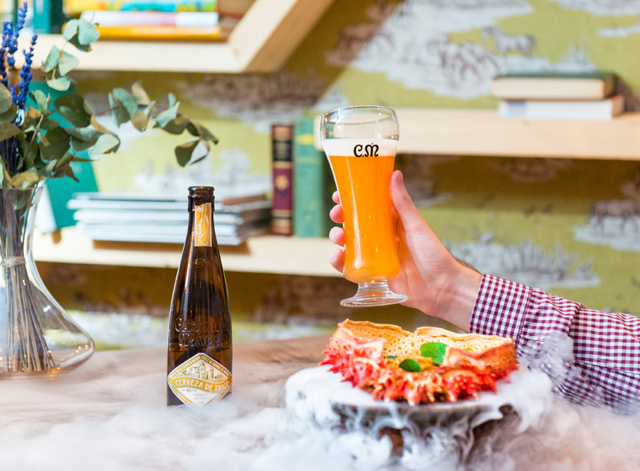Maridaje Casimiro Mahou Cerveza Trigo - mariscos, huevos Poché o foie a la plancha Maridaje Casimiro Mahou Cerveza Trigo - mariscos, huevos Poché o foie a la plancha